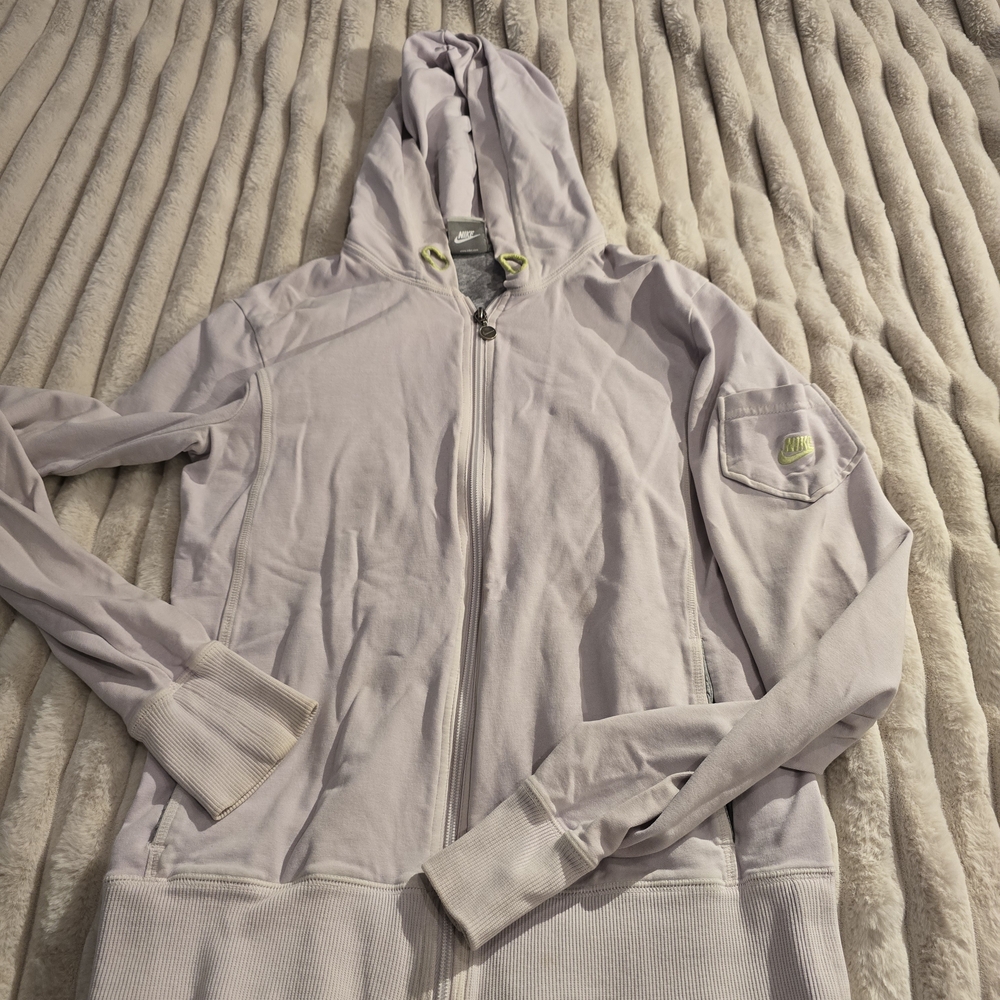 Nike Women's Light Purple Full-Zip Hoodie
